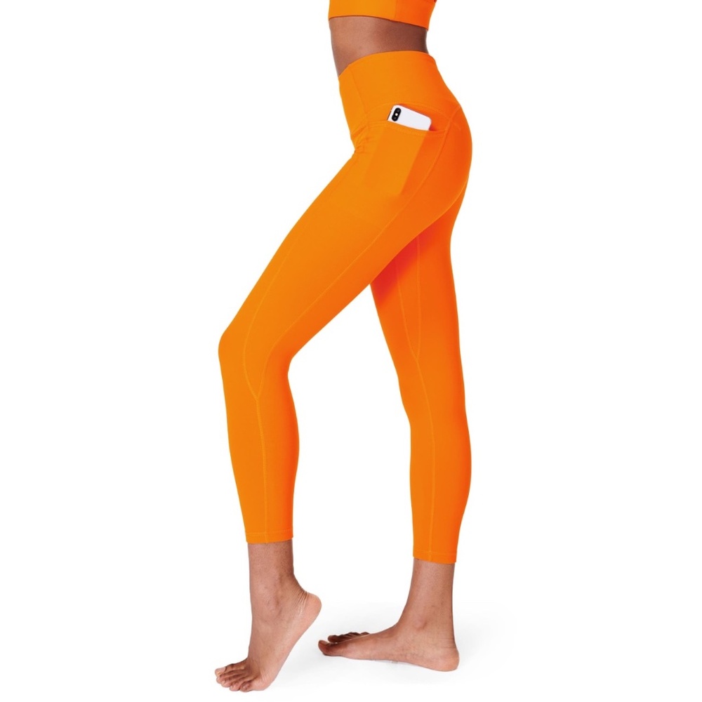 NEW Sweaty Betty Supersoft Pocket 7/8 Leggings Color Theory in Lively Or…
